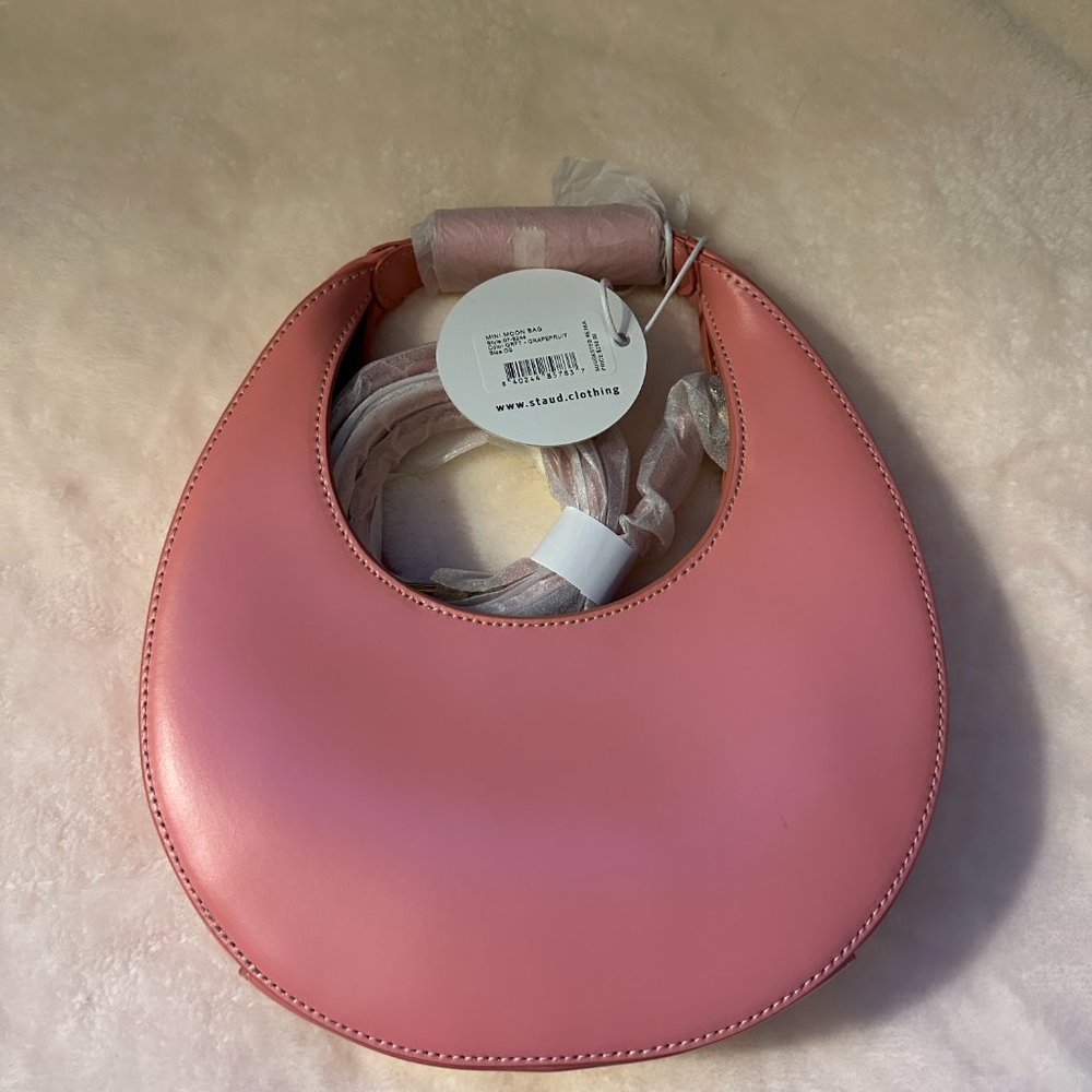 Staud Mini Moon Bag - Pink